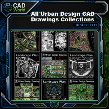 【All Urban Design CAD Drawings Collections】(Best Recommanded!!)