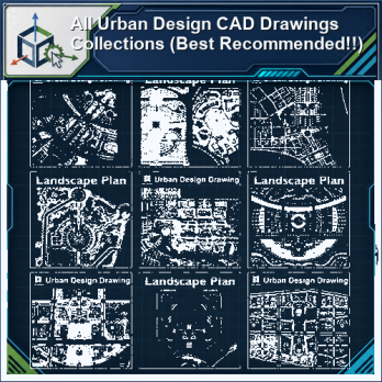 All Urban Design CAD Drawings Collections (Best Recommended!!) product thumbnail