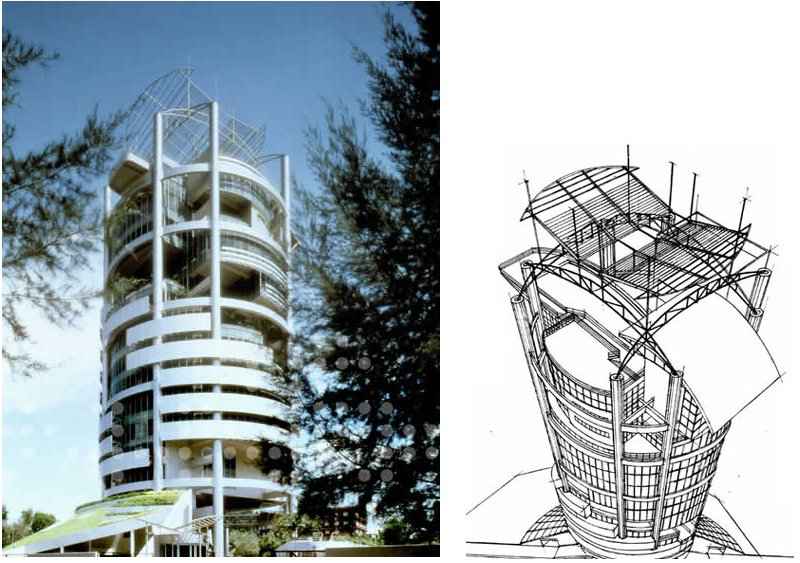 Mesiniaga Tower-Ken Yeang - Image 2