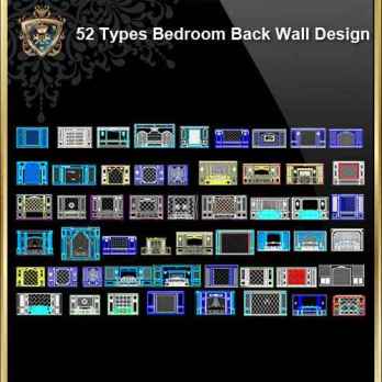 52 Types Bedroom Back Wall Design