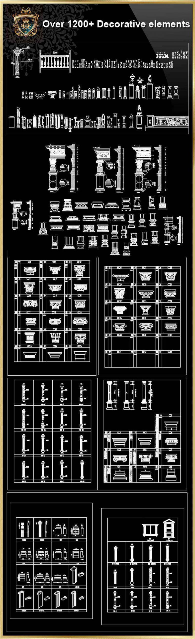 Over 1200+ Corner Post,Plain Molding,Crown molding,Chair-rail,Door Trim,Skirting Board,Decorative Elements - Image 2