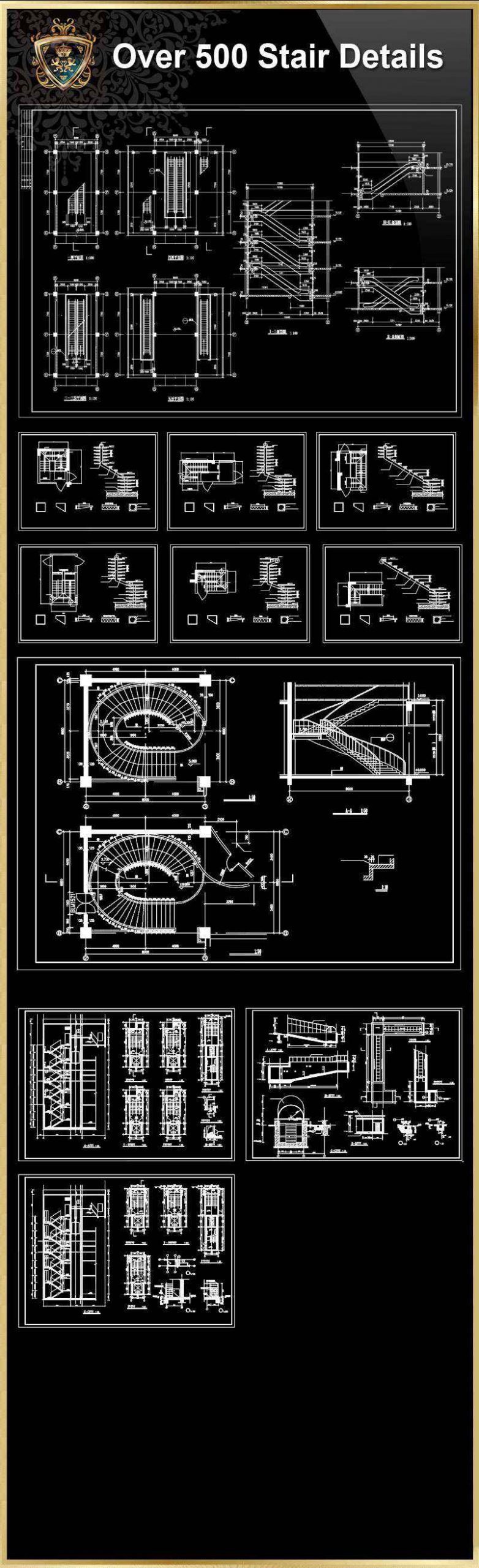 Over 500 Stair Details-Components of Stair,Architecture Stair Design - Image 24