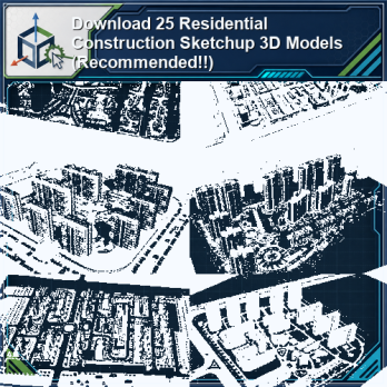 Download 25 Residential Construction Sketchup 3D Models (Recommended!!) product thumbnail