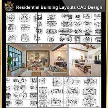 ★【Over 68+ Residential Building Plan,Architecture Layout,Building Plan Design CAD Design,Details Collection】@Autocad Blocks,Drawings,CAD Details,Elevation