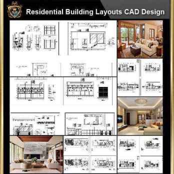 ★【Interior Design CAD Design,Details,Elevation Collection V.2】Residential Building,Living room,Bedroom,Restroom,Decoration@Autocad Blocks,Drawings,CAD Details,Elevation