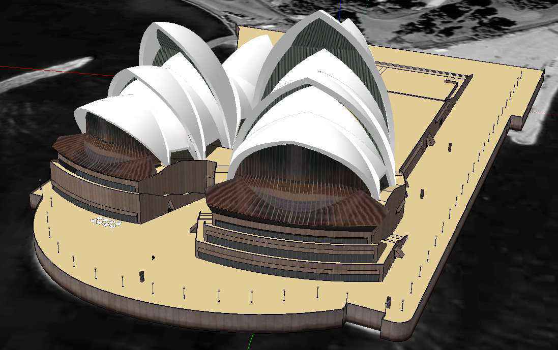 Download 2 Projects of Jorn Utzon Architecture Sketchup 3D Models(*.skp file format) - Image 6