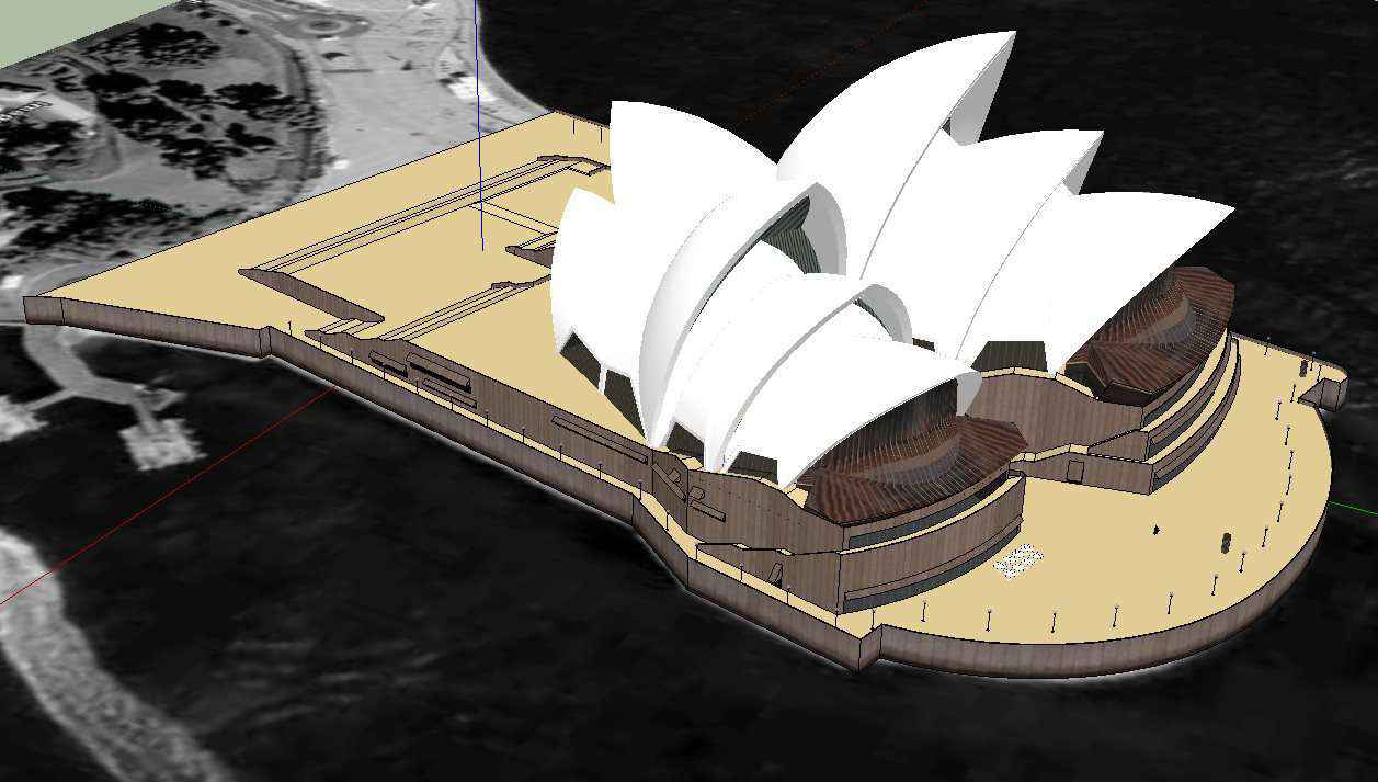 Download 2 Projects of Jorn Utzon Architecture Sketchup 3D Models(*.skp file format) - Image 5