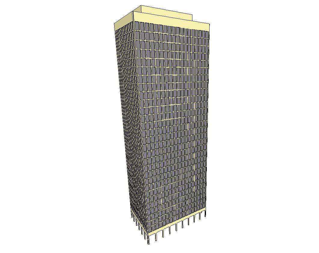 Download 6 Projects of Ieoh Ming Pei Architecture Sketchup 3D Models(*.skp file format) - Image 3
