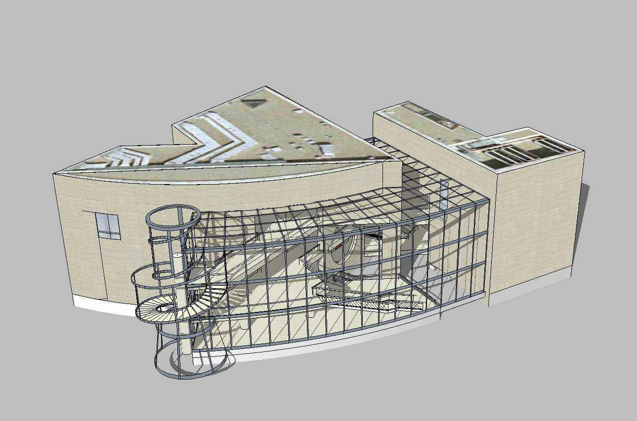 Download 6 Projects of Ieoh Ming Pei Architecture Sketchup 3D Models(*.skp file format) - Image 2