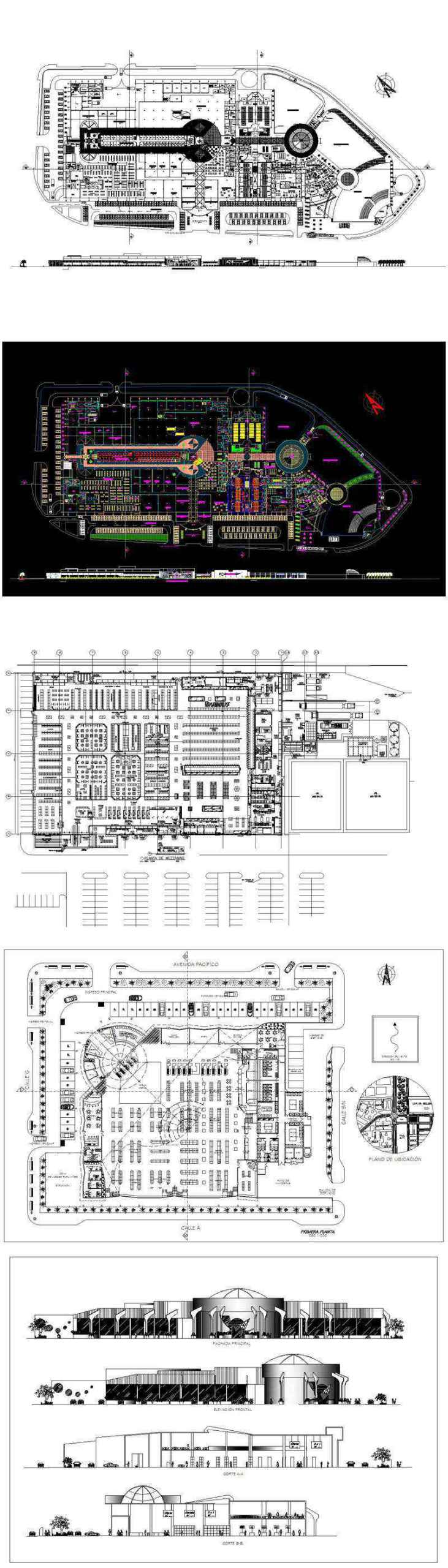★【Shopping Centers,Store CAD Design Blocks,Details Bundle】@Shopping centers, department stores, boutiques, clothing stores, women's wear, men's wear, store design-Autocad Blocks,Drawings,CAD Details - Image 2