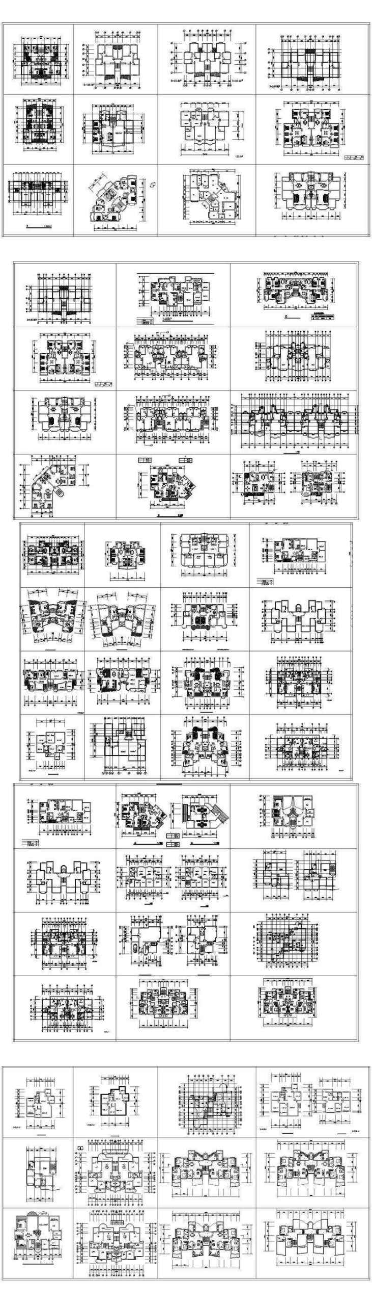 ★【Over 68+ Residential Building Plan,Architecture Layout,Building Plan Design CAD Design,Details Collection】@Autocad Blocks,Drawings,CAD Details,Elevation - Image 2