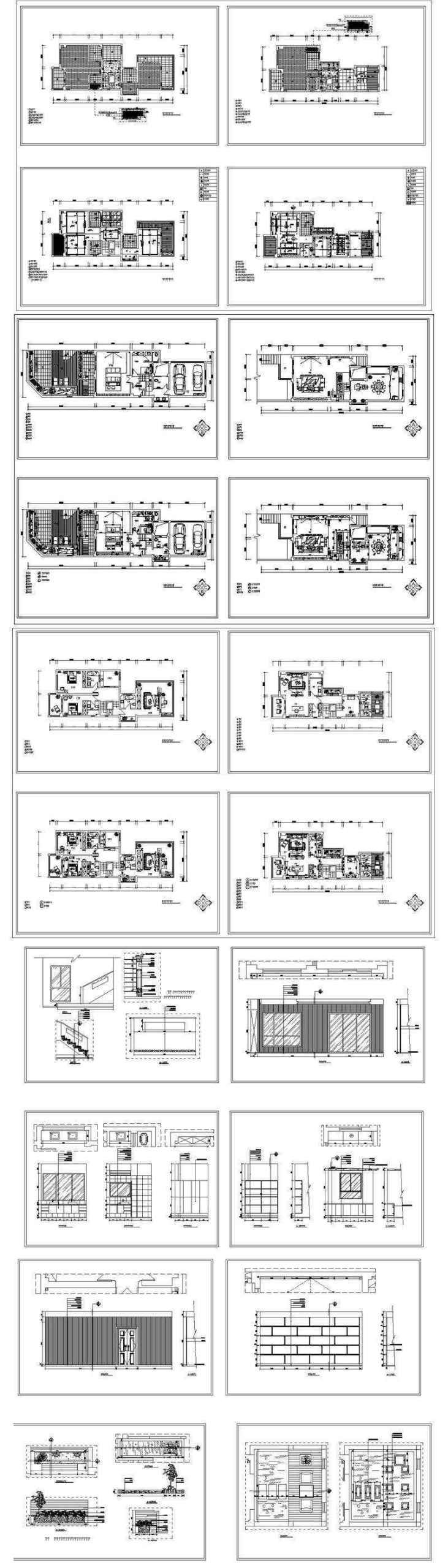 ★【Interior Design CAD Design,Details,Elevation Collection V.2】Residential Building,Living room,Bedroom,Restroom,Decoration@Autocad Blocks,Drawings,CAD Details,Elevation - Image 3