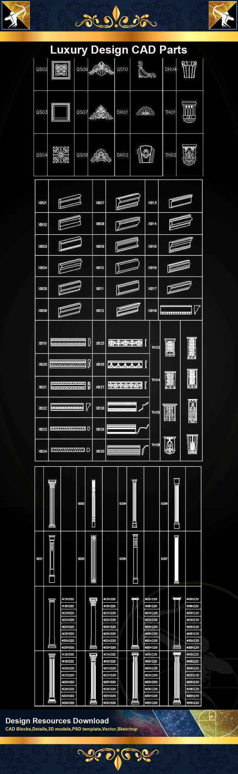 ★【Architecture Decoration Design Element CAD Blocks 】