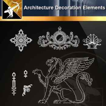 ★【 Free Architecture Decoration Elements V.6】