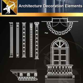 ★【 Free Architecture Decoration Elements V.13】