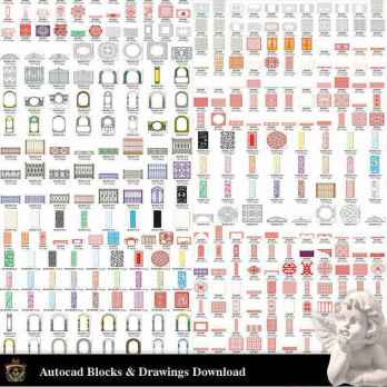 ★【Neoclassical Style Decor CAD Design Elements  V.2】Neoclassical interior, Home decor,Traditional home decorating,Decoration