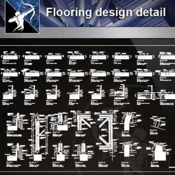 【Architecture CAD Details Collections】Flooring design detail cad files