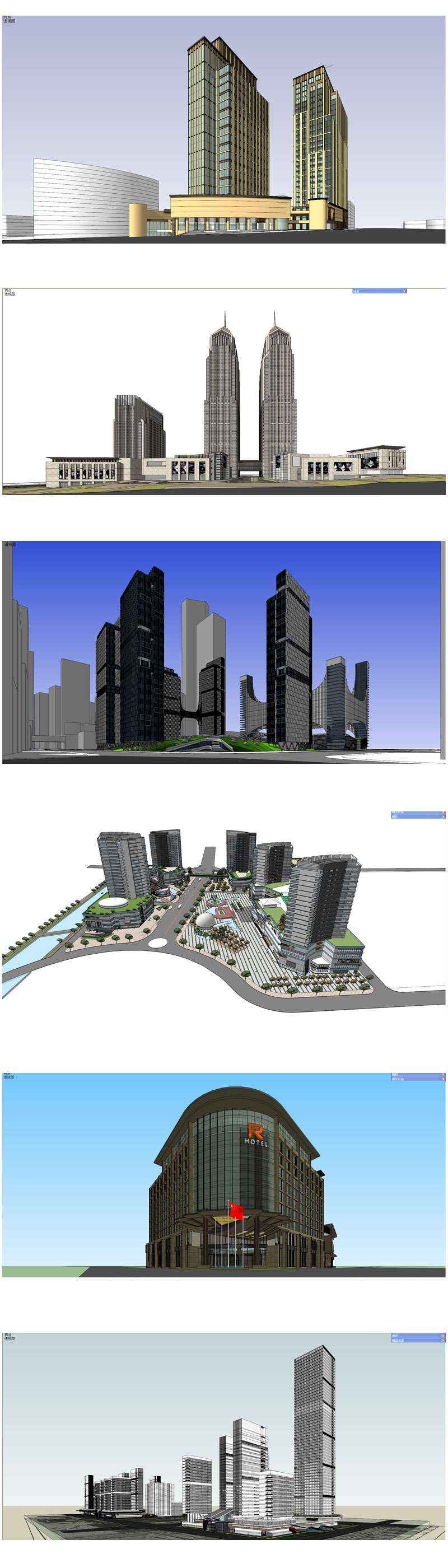 ★Best 28 Types of Residential and Business Building Sketchup 3D Models Collection(Recommanded!!) - Image 5