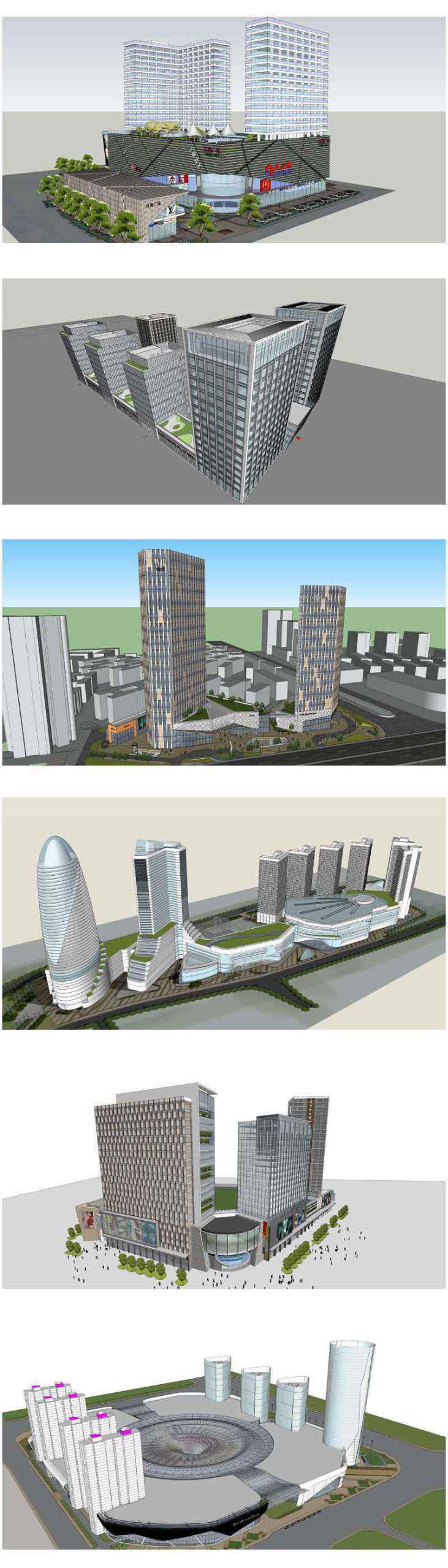 ★Best 37 Types of Commercial,Office Building Sketchup 3D Models Collection - Image 6