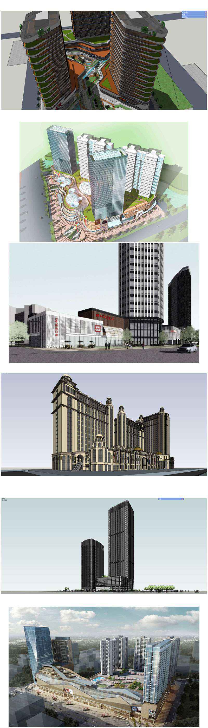 ★Best 28 Types of Residential and Business Building Sketchup 3D Models Collection(Recommanded!!) - Image 7