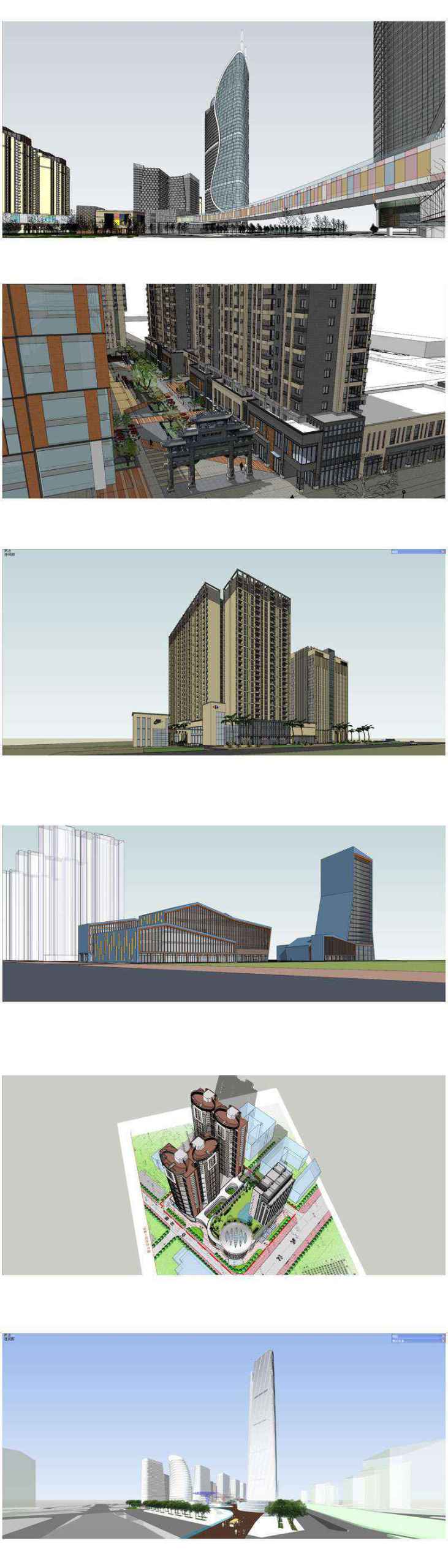 ★Best 23 Types of Commercial Building Sketchup 3D Models Collection - Image 5