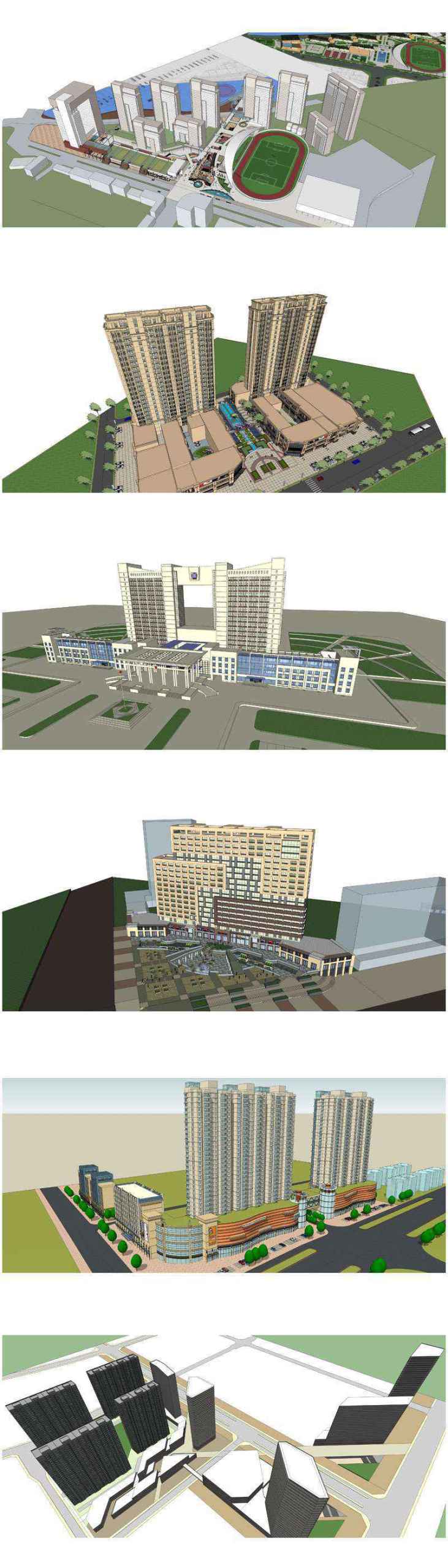 ★Total 98 Types of Commercial,Residential Building Sketchup 3D Models Collection(Best Recommanded!!) - Image 12