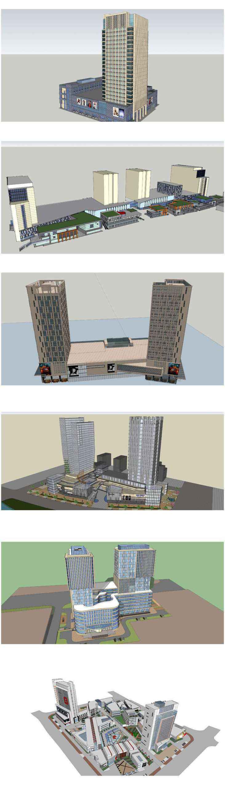 ★Total 98 Types of Commercial,Residential Building Sketchup 3D Models Collection(Best Recommanded!!) - Image 19