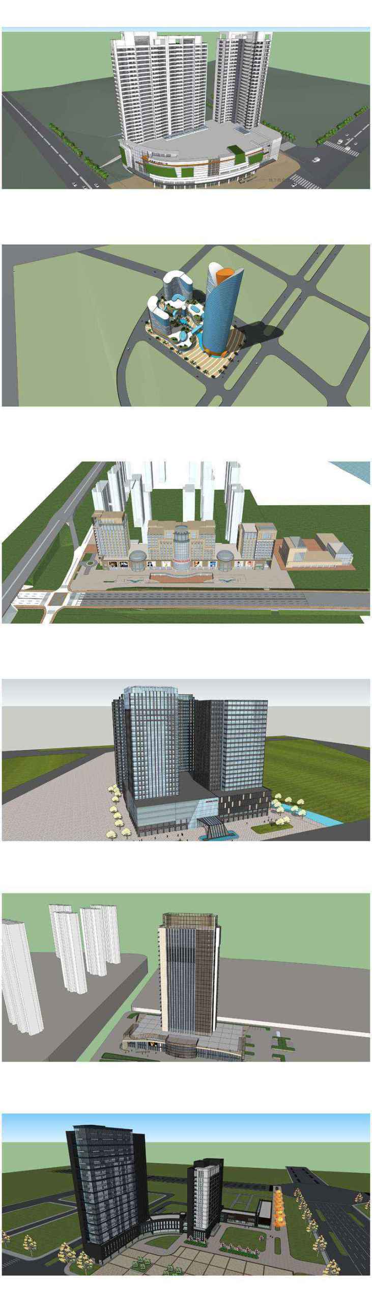 ★Total 98 Types of Commercial,Residential Building Sketchup 3D Models Collection(Best Recommanded!!) - Image 21