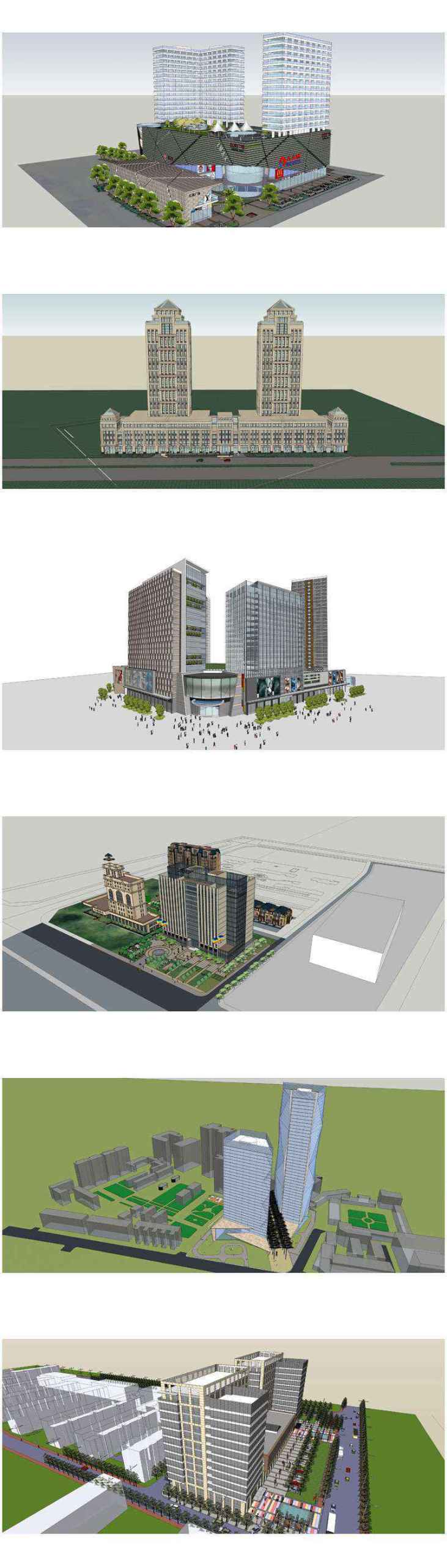 ★Total 98 Types of Commercial,Residential Building Sketchup 3D Models Collection(Best Recommanded!!) - Image 22