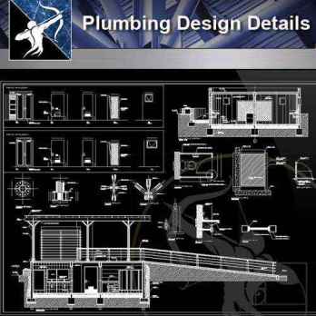 【Architecture CAD Details Collections】Plumbing CAD Detail Drawings V.2(Good)
