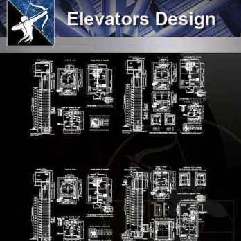【Architecture CAD Details Collections】Elevators Design CAD Details