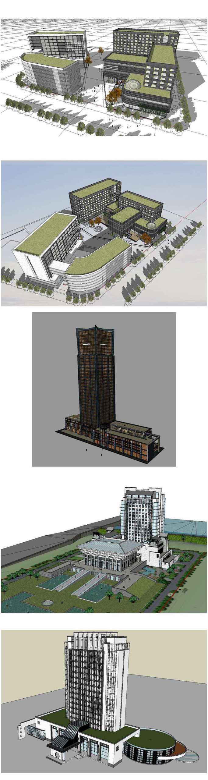 ★【Sketchup 3D Models】20 Types of Hotel Sketchup 3D Models V.1 - Image 5