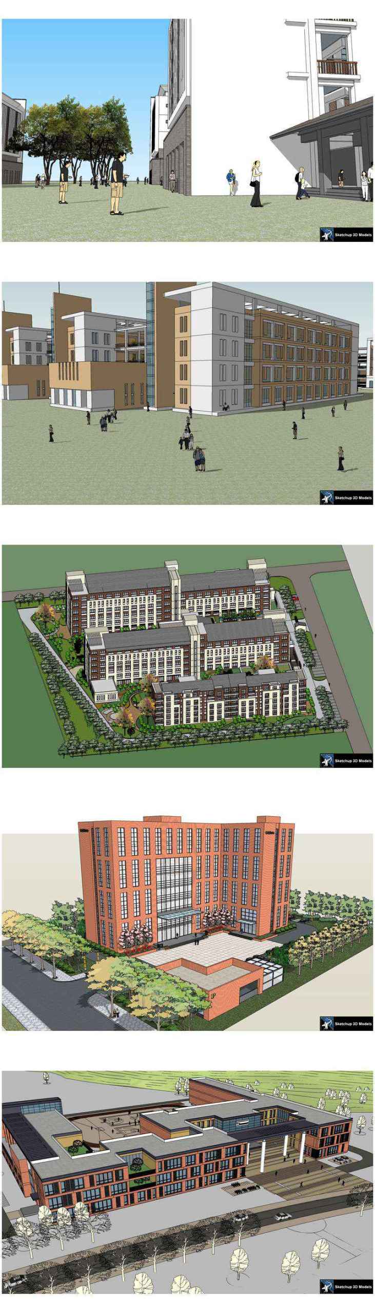 ★【Sketchup 3D Models】20 Types of School Sketchup 3D Models V.7 - Image 5