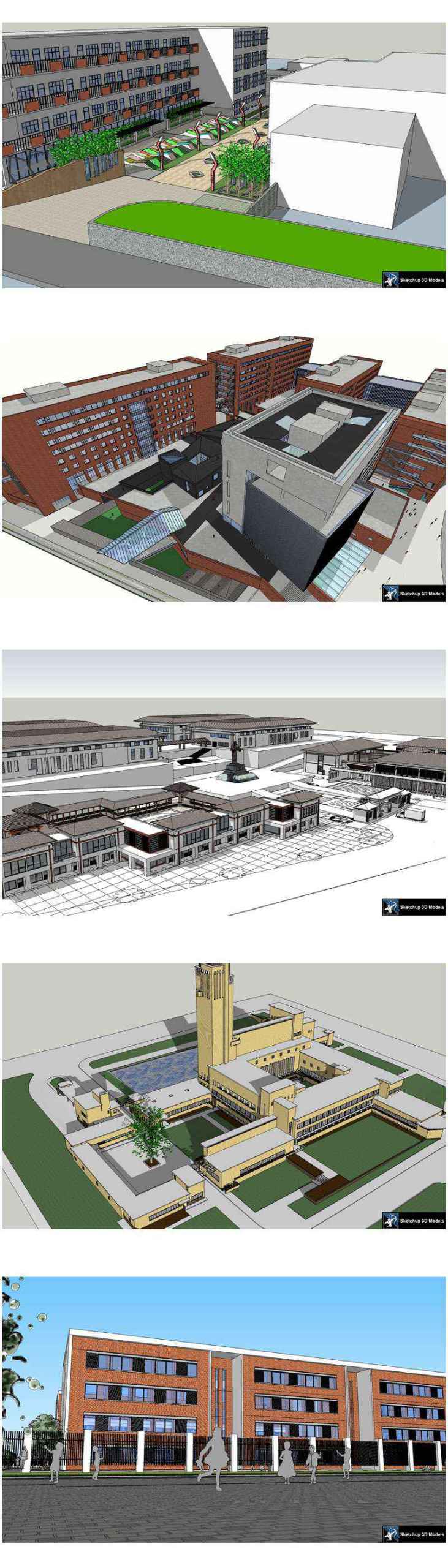 ★【Sketchup 3D Models】20 Types of School Sketchup 3D Models V.8 - Image 5