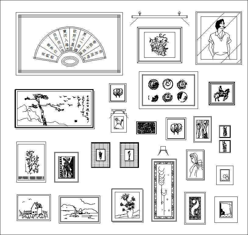 ★【Clothes,Shoes,Hats,Wardrobe Accessories Autocad Blocks Collections】All kinds of CAD Blocks - Image 24