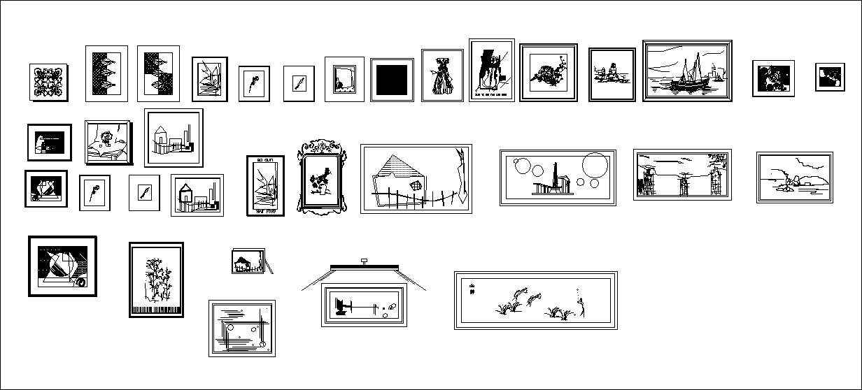 ★【Clothes,Shoes,Hats,Wardrobe Accessories Autocad Blocks Collections】All kinds of CAD Blocks - Image 21