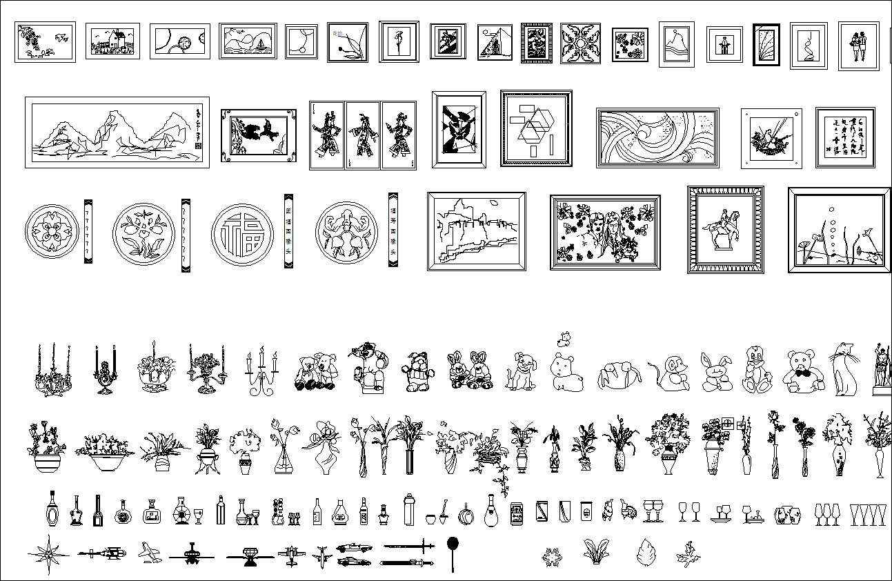 ★【Clothes,Shoes,Hats,Wardrobe Accessories Autocad Blocks Collections】All kinds of CAD Blocks - Image 16