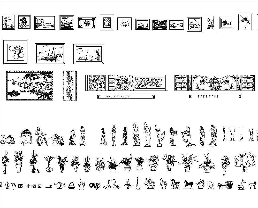 ★【Clothes,Shoes,Hats,Wardrobe Accessories Autocad Blocks Collections】All kinds of CAD Blocks - Image 15