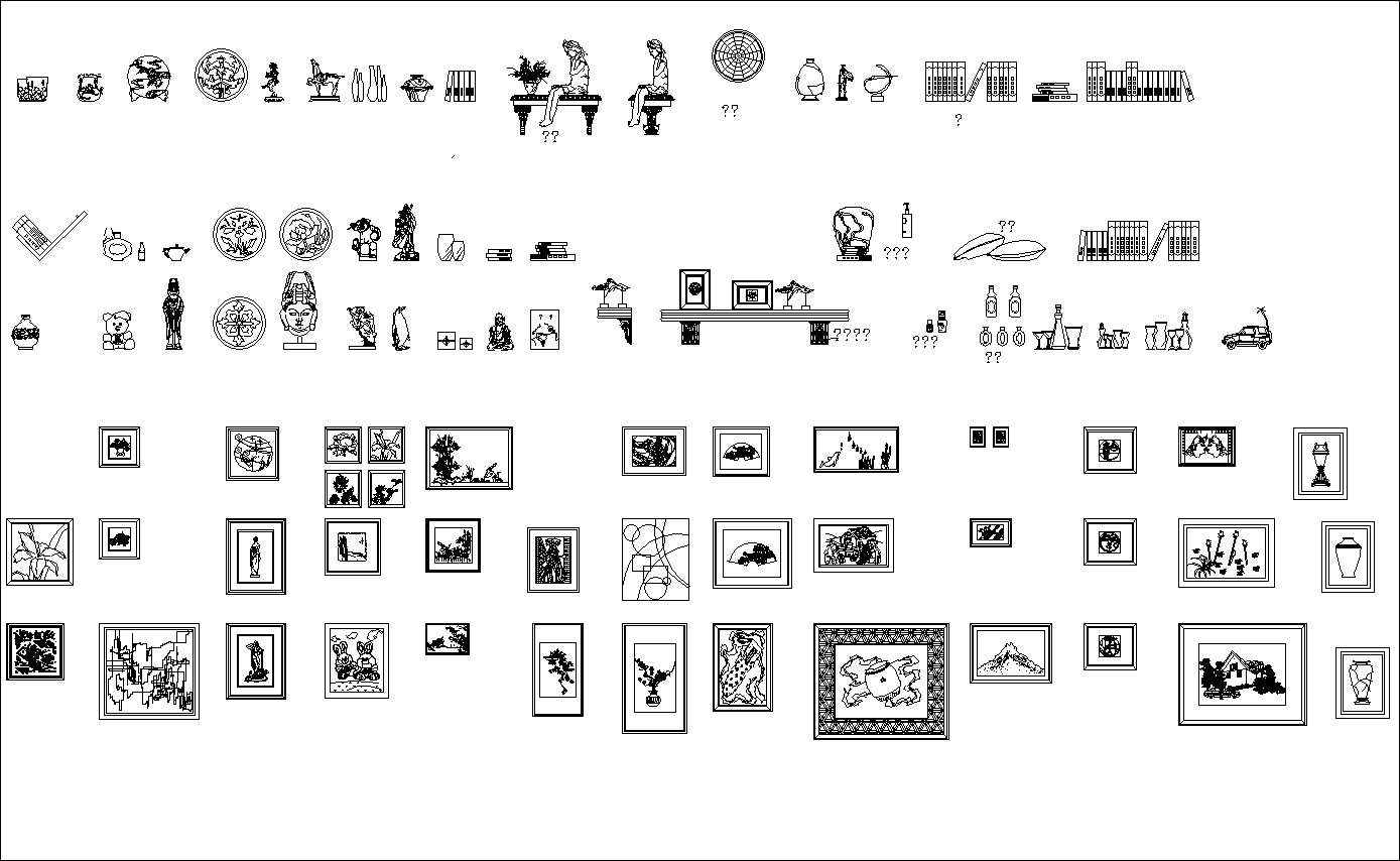 ★【Clothes,Shoes,Hats,Wardrobe Accessories Autocad Blocks Collections】All kinds of CAD Blocks - Image 13