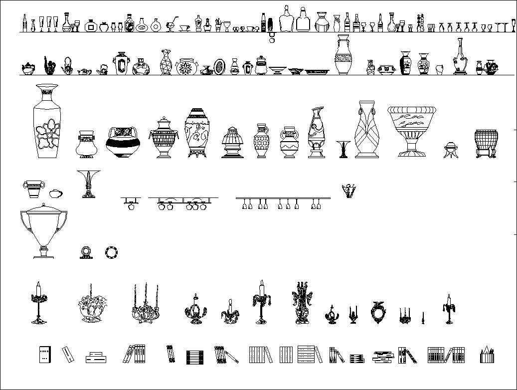 ★【Clothes,Shoes,Hats,Wardrobe Accessories Autocad Blocks Collections】All kinds of CAD Blocks - Image 11