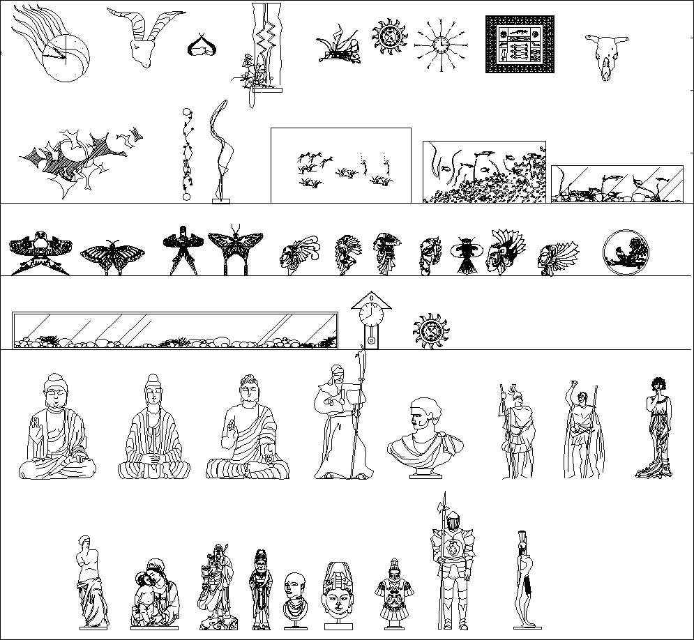 ★【Clothes,Shoes,Hats,Wardrobe Accessories Autocad Blocks Collections】All kinds of CAD Blocks - Image 10