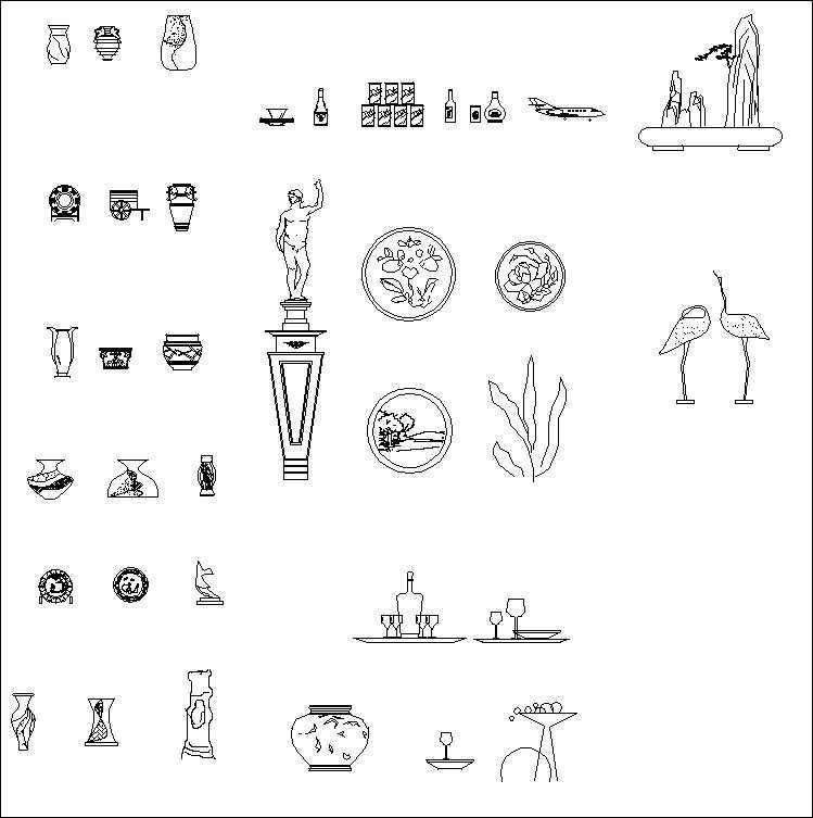 ★【Clothes,Shoes,Hats,Wardrobe Accessories Autocad Blocks Collections】All kinds of CAD Blocks - Image 8