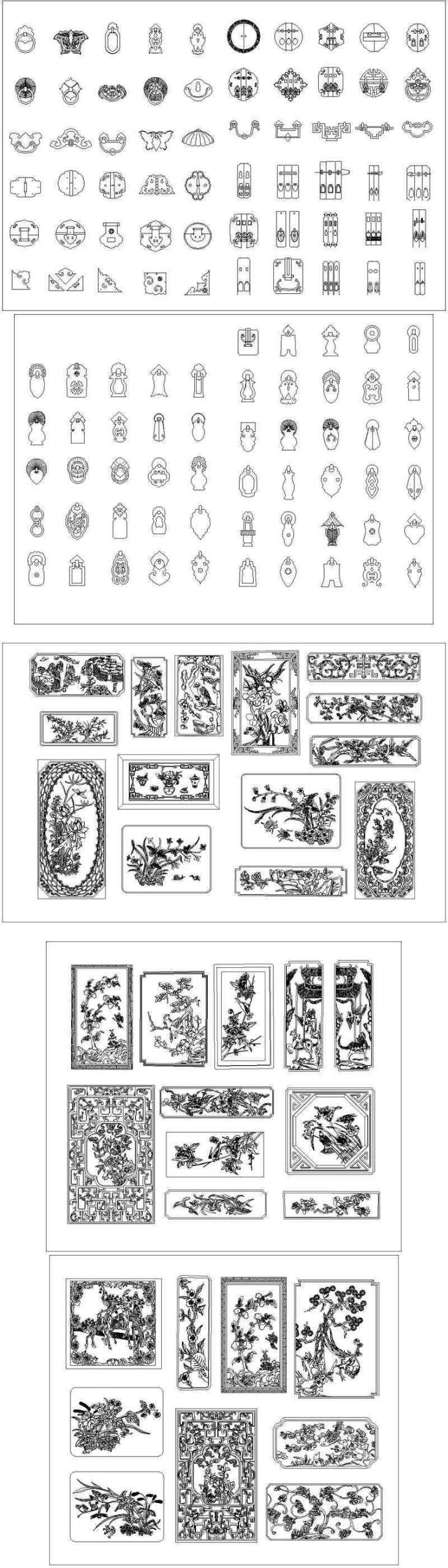 ★【Full Chinese Architecture Design CAD elements】All kinds of Chinese Architectural CAD Drawings Bundle - Image 5