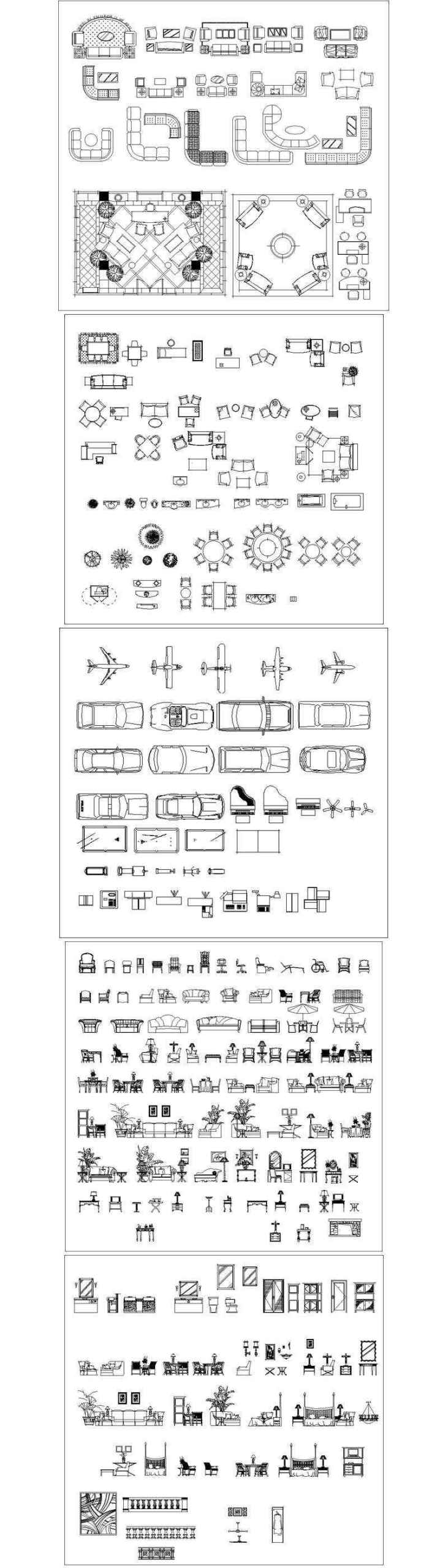 ★【Full Autocad Blocks Collections】All kinds of CAD Blocks Bundle - Image 2