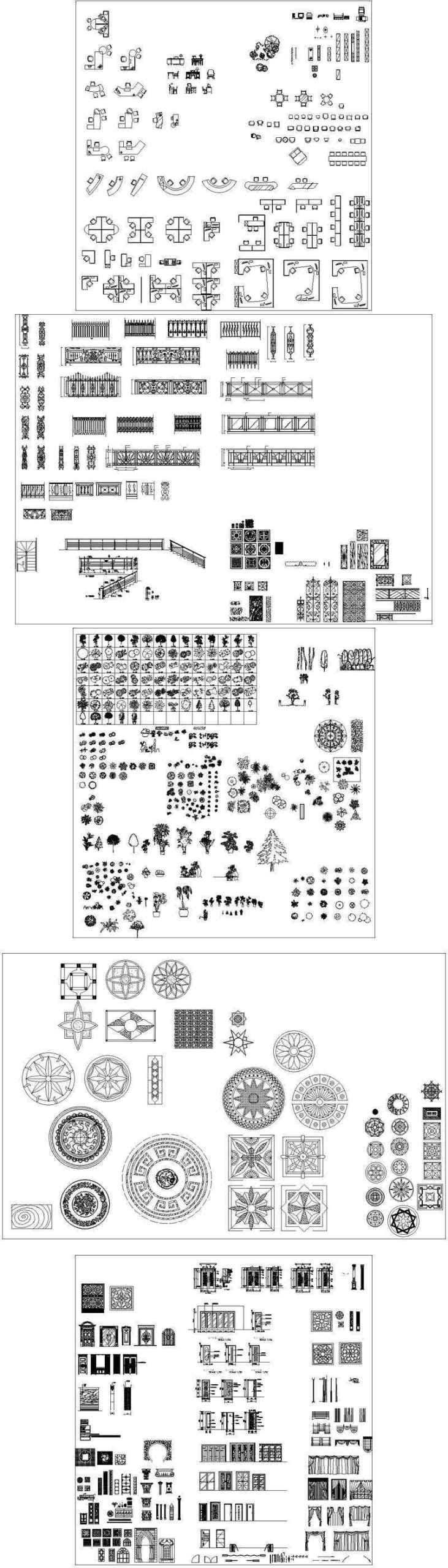 ★【Interior Design Autocad Blocks Collections V.3】All kinds of CAD Blocks Bundle - Image 3