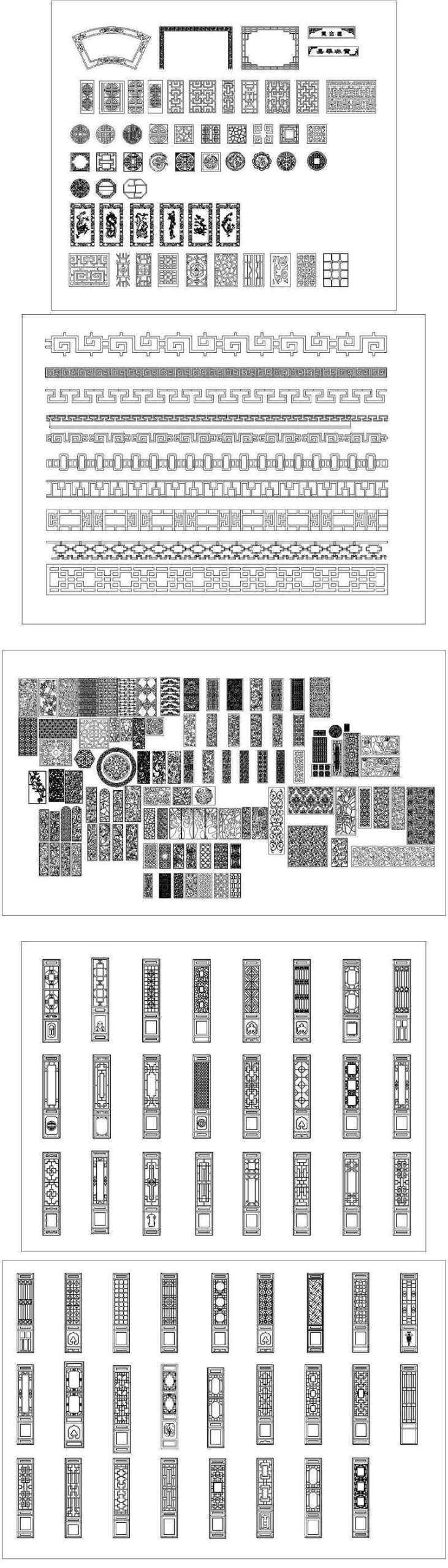 ★【Chinese Architecture Design CAD elements V3】All kinds of Chinese Architectural CAD Drawings Bundle - Image 3