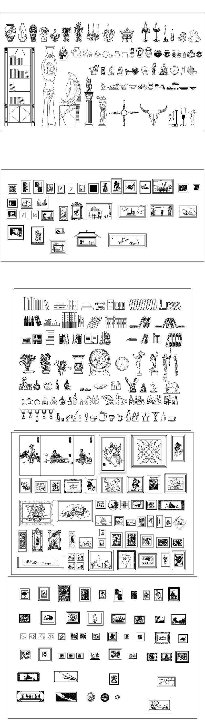 ★【Clothes,Shoes,Hats,Wardrobe Accessories Autocad Blocks Collections】All kinds of CAD Blocks - Image 4