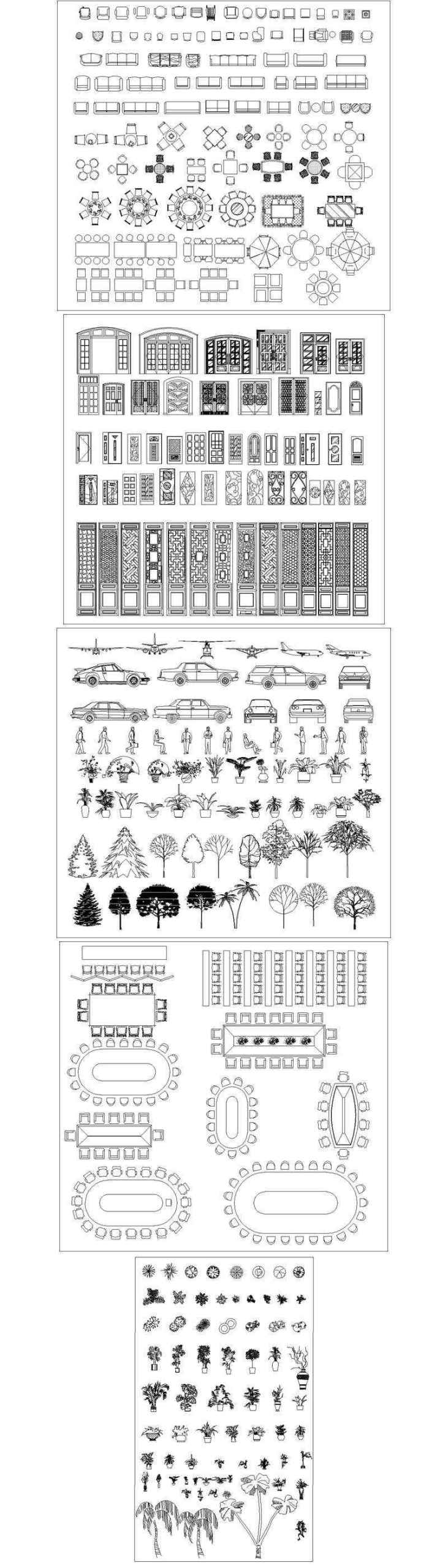 ★【Full Autocad Blocks Collections】All kinds of CAD Blocks Bundle - Image 7