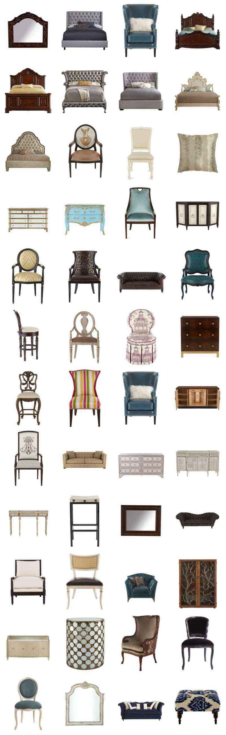 ★【 PSD Interior Design Blocks-All Luxury Furniture PSD Blocks Download V2】 - Image 2