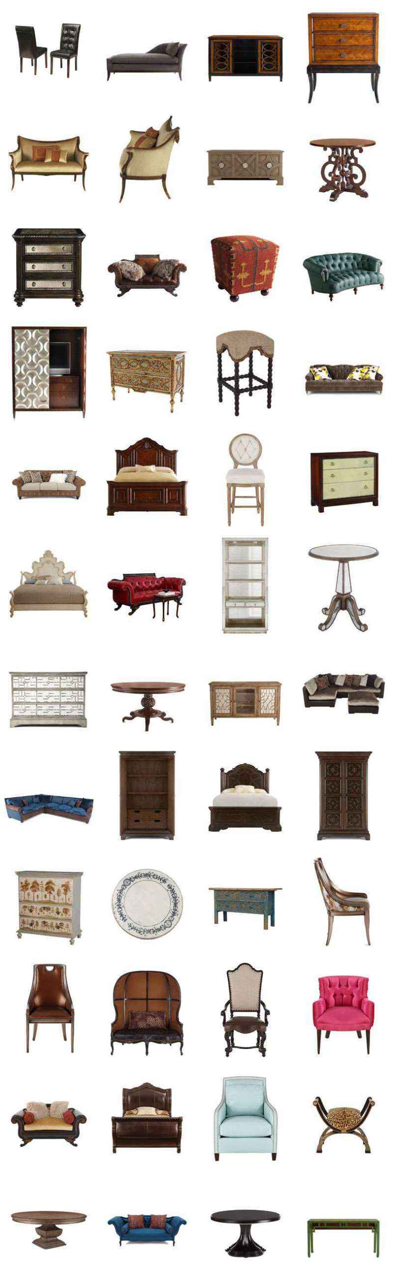 ★【 PSD Interior Design Blocks-All Luxury Furniture PSD Blocks Download V2】 - Image 3